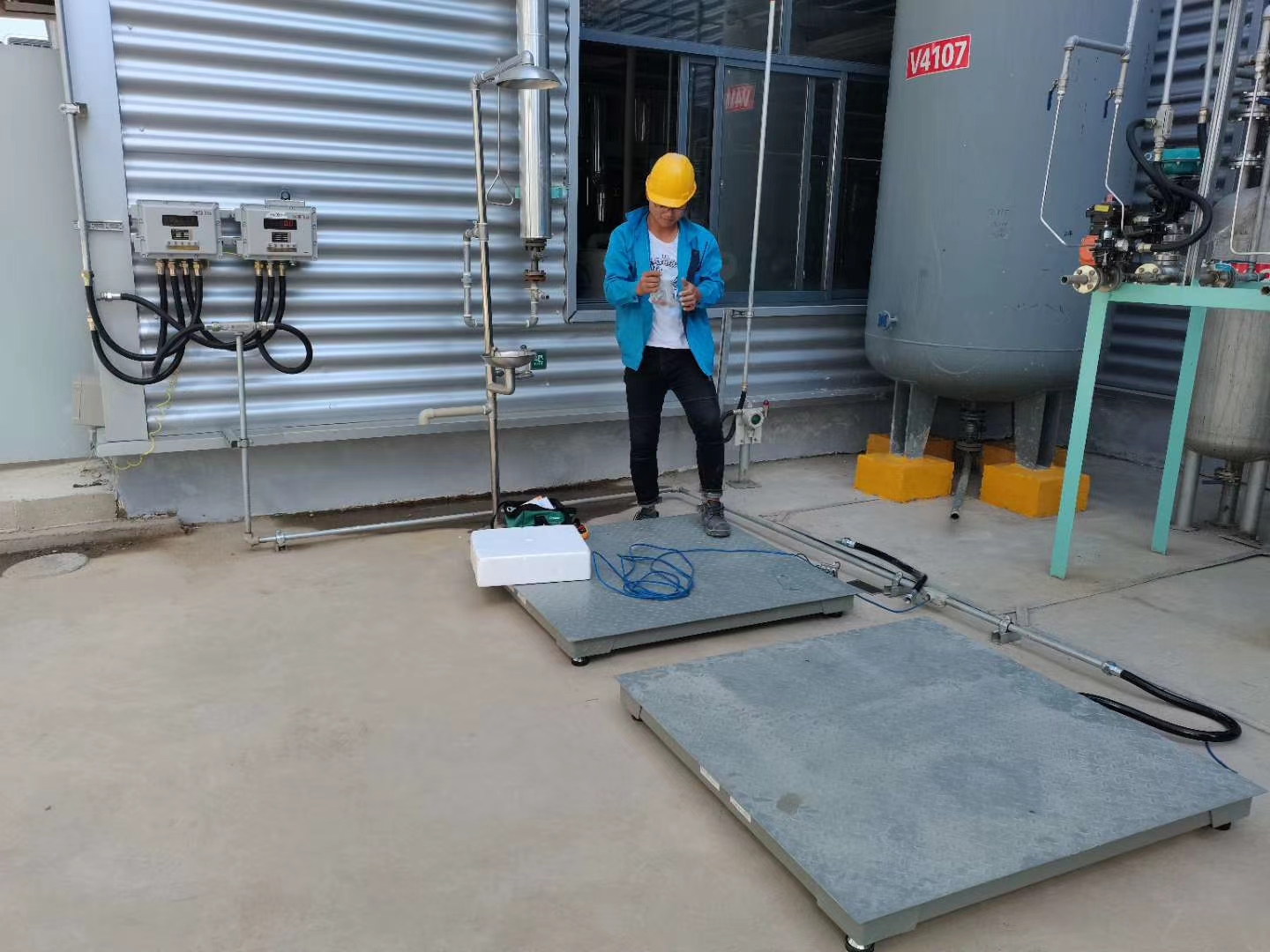 防爆電子地磅秤設備（bèi）的線路出現問題的解決方式（shì）